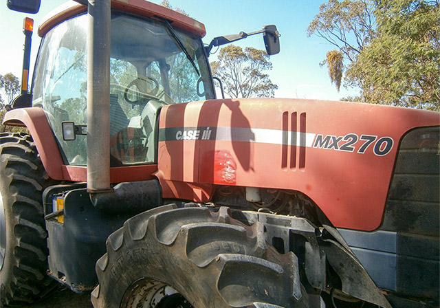 Professional agricultural equipment detailing examples