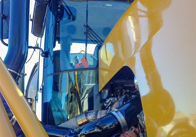 Professional agricultural equipment detailing examples